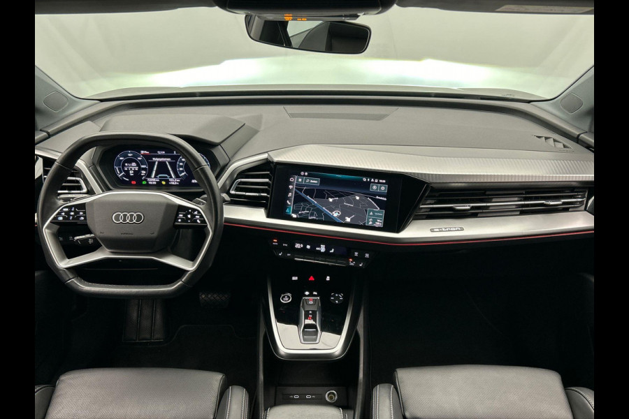 Audi Q4 e-tron 35 Launch edition Advanced 55 kWh * SOG 93% Origineel Nederlands * Leder Stoelverwarming Carplay Keyless