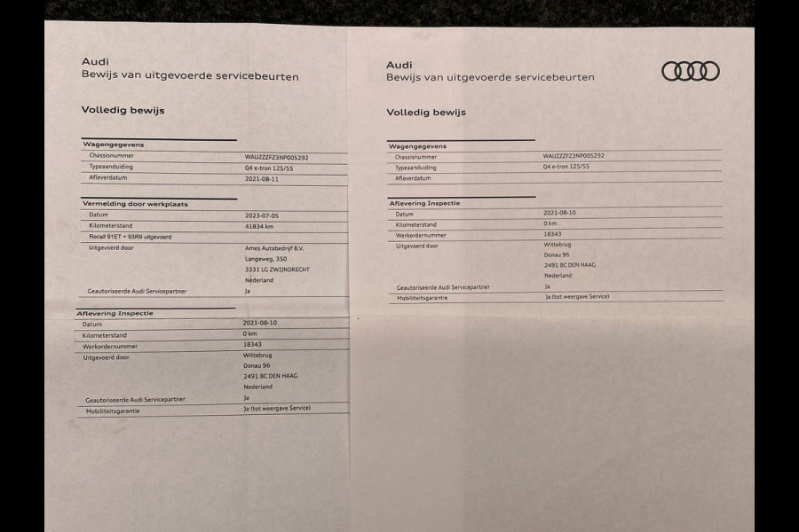 Audi Q4 e-tron 35 Launch edition Advanced 55 kWh * SOG 93% Origineel Nederlands * Leder Stoelverwarming Carplay Keyless