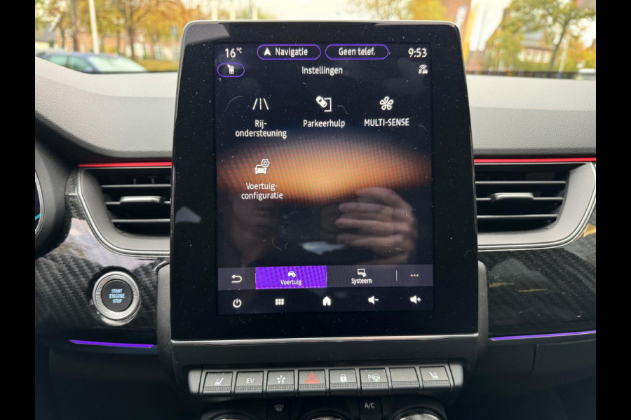 Renault Arkana 1.6 E-Tech Hybrid 145 R.S. Line Elektr verst voorstoel / Stoel & stuurwiel verw. / Groot navi