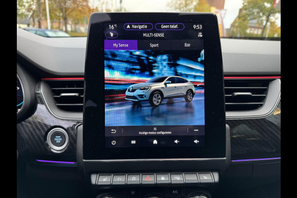 Renault Arkana 1.6 E-Tech Hybrid 145 R.S. Line Elektr verst voorstoel / Stoel & stuurwiel verw. / Groot navi