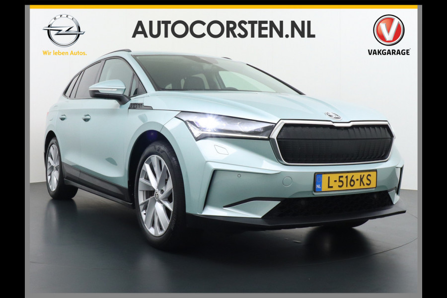 Škoda ENYAQ iV 60 180PK SOH 91% Apple Carplay Android NaviCamera 20" Matrix-Led Pdc-a+v Ecc Lmv Parkeerpakket Stoel+Stuurverwarming Comfortpakk Lichtpakket Dab Keyless advanced Bluetooth Cruise ControlRijstrooksensor Connected services Privacy Glas 1e Eigenaar Nieuwprijs €45.125 Origineel Nederlandse Auto