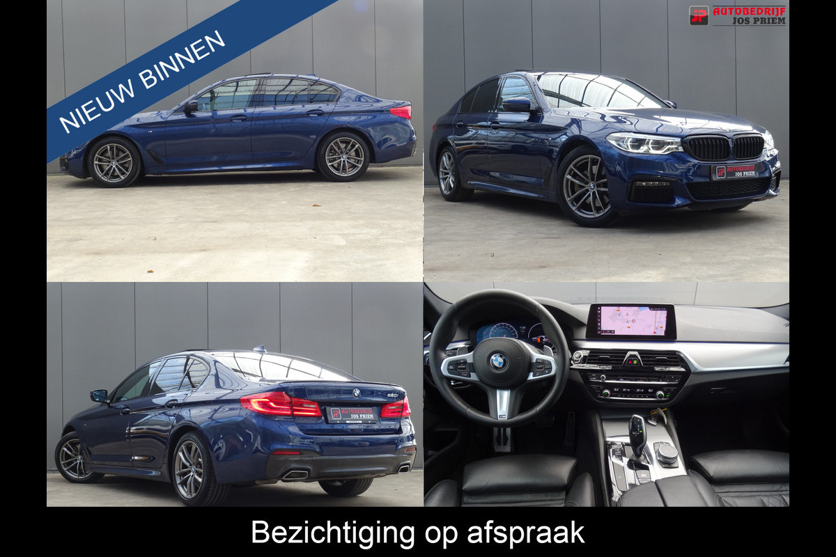 BMW 5 Serie 520i High Executive * LEER * M-PAKKET * DEALER ONDERH. !! BMW 5 Serie 520i High Executive * LEER * M-PAKKET * DEALER ONDERH. !!