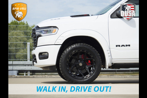Dodge Ram | 1500 | Limited | Night | 3.0L Twin-Turbo I6 | High Output | | Passenger Display | 14,4 Touch Screen | Harman Kardon | RAMBOX Getoonde accessoires zijn verkrijgbaar tegen meerprijs