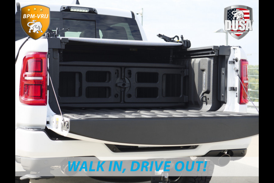 Dodge Ram | 1500 | Limited | Night | 3.0L Twin-Turbo I6 | High Output | | Passenger Display | 14,4 Touch Screen | Harman Kardon | RAMBOX Getoonde accessoires zijn verkrijgbaar tegen meerprijs