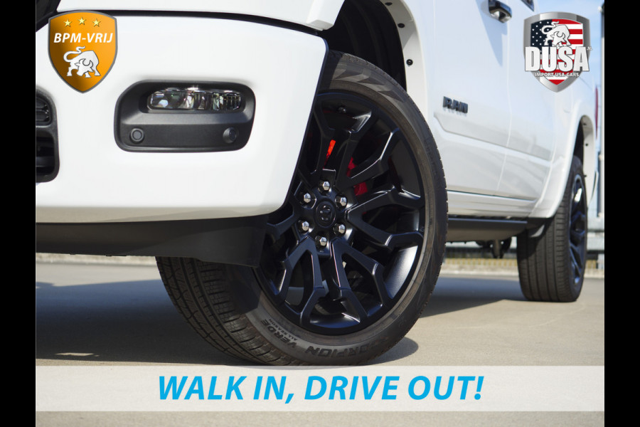 Dodge Ram | 1500 | Limited | Night | 3.0L Twin-Turbo I6 | High Output | | Passenger Display | 14,4 Touch Screen | Harman Kardon | RAMBOX Getoonde accessoires zijn verkrijgbaar tegen meerprijs