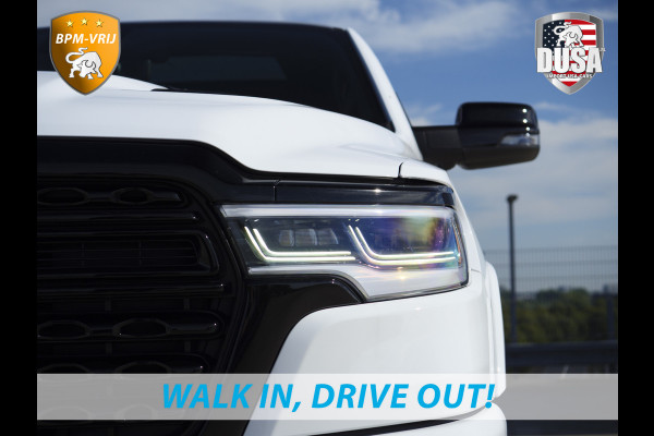 Dodge Ram | 1500 | Limited | Night | 3.0L Twin-Turbo I6 | High Output | | Passenger Display | 14,4 Touch Screen | Harman Kardon | RAMBOX Getoonde accessoires zijn verkrijgbaar tegen meerprijs