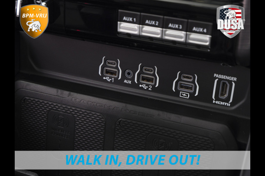 Dodge Ram | RHO | 3.0L Twin-Turbo I6 | 4x4 | Crew Cab | Panoramadak | 14,4-inch Touchscreen | Passenger Display | Getoonde accessoires zijn verkrijgbaar tegen meerprijs