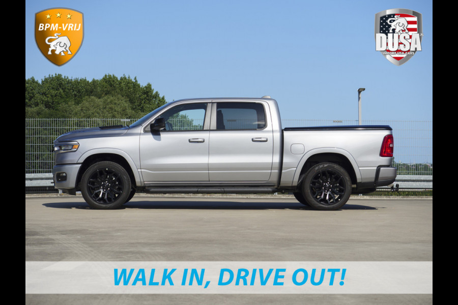 Dodge Ram | 1500 | Laramie | Sport | 3.0L I6 Hurricane | Crew Cab | 4X4 | BPM-VRIJ | Panorama | Billet Silver | SPORT Getoonde accessoires zijn verkrijgbaar tegen meerprijs