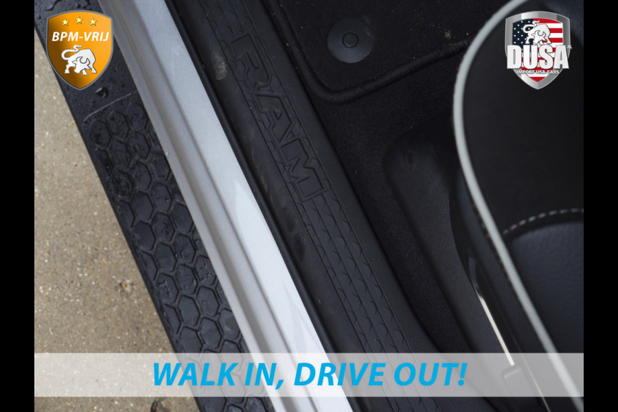 Dodge Ram | 1500 | Laramie | Sport | 3.0L I6 Hurricane | Crew Cab | 4X4 | BPM-VRIJ | Panorama | Billet Silver | SPORT Getoonde accessoires zijn verkrijgbaar tegen meerprijs