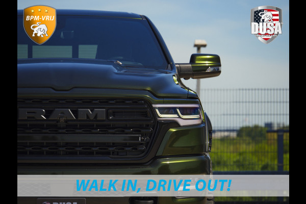 Dodge Ram | 1500 | Limited | 3.0L Twin-Turbo I6 | High Output | BPM-VRIJ | Passenger Display | 14,4 Touch Screen | Harman Kardon | RAMBOX Getoonde accessoires zijn verkrijgbaar tegen meerprijs