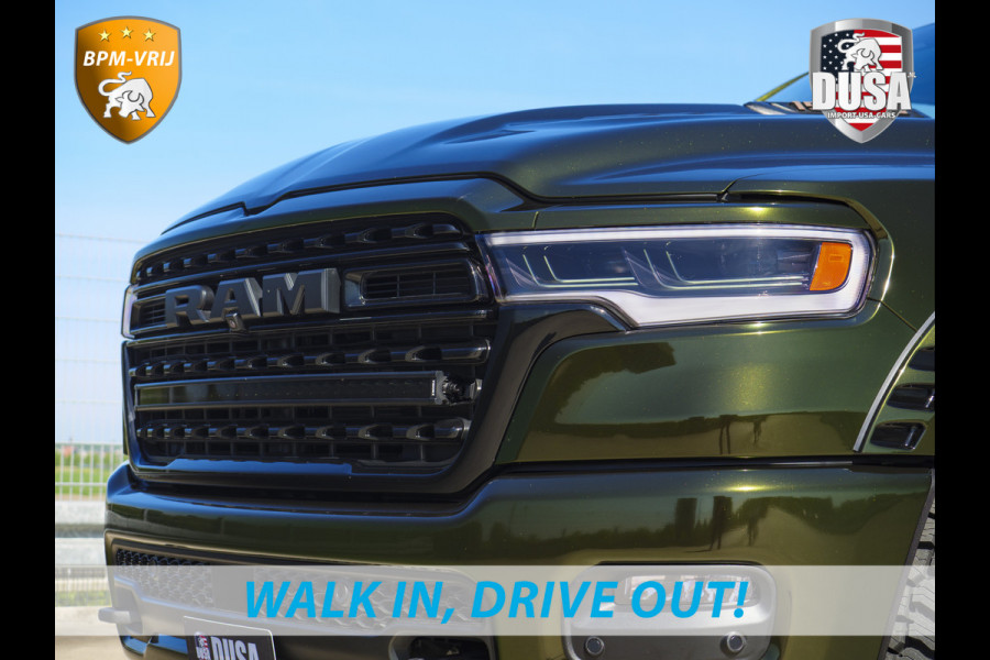 Dodge Ram | 1500 | Limited | 3.0L Twin-Turbo I6 | High Output | BPM-VRIJ | Passenger Display | 14,4 Touch Screen | Harman Kardon | RAMBOX Getoonde accessoires zijn verkrijgbaar tegen meerprijs