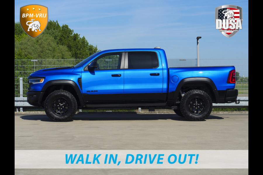 Dodge Ram | RHO | 3.0L Twin-Turbo I6 | 4x4 | Crew Cab Night Edtion | Panoramadak | 14,4-inch Touchscreen | Passenger Display | Getoonde accessoires zijn verkrijgbaar tegen meerprijs