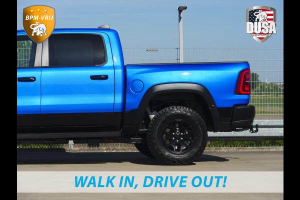 Dodge Ram | RHO | 3.0L Twin-Turbo I6 | 4x4 | Crew Cab Night Edtion | Panoramadak | 14,4-inch Touchscreen | Passenger Display | Getoonde accessoires zijn verkrijgbaar tegen meerprijs
