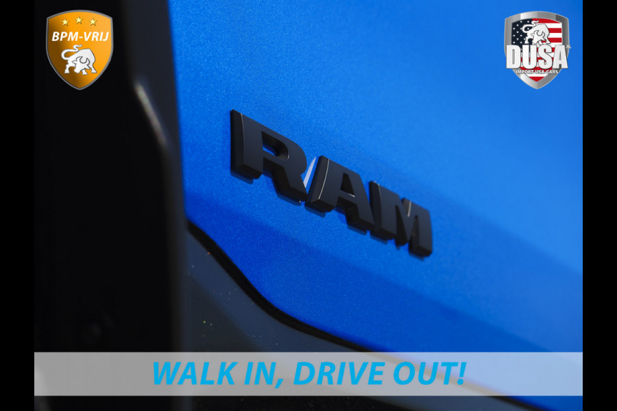 Dodge Ram | RHO | 3.0L Twin-Turbo I6 | 4x4 | Crew Cab Night Edtion | Panoramadak | 14,4-inch Touchscreen | Passenger Display | Getoonde accessoires zijn verkrijgbaar tegen meerprijs