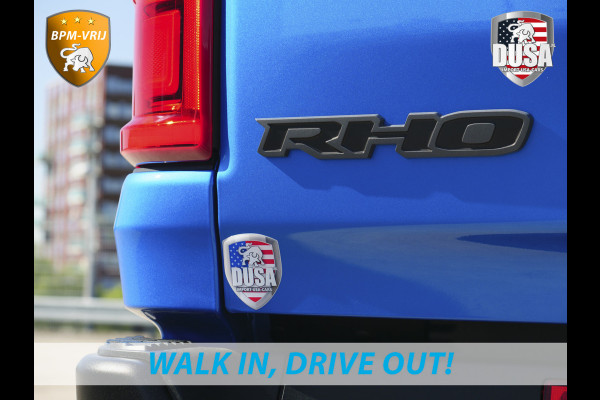 Dodge Ram | RHO | 3.0L Twin-Turbo I6 | 4x4 | Crew Cab Night Edtion | Panoramadak | 14,4-inch Touchscreen | Passenger Display | Getoonde accessoires zijn verkrijgbaar tegen meerprijs