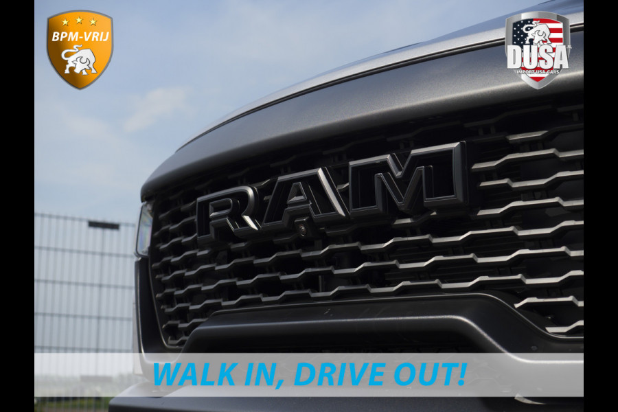 Dodge Ram | RHO | 3.0L Twin-Turbo I6 | 4x4 | Crew Cab TWIN-TURBO HIGH OUTPUT | Panoramadak | 14,4-inch Touchscreen | Passenger Display | Getoonde accessoires zijn verkrijgbaar tegen meerprijs