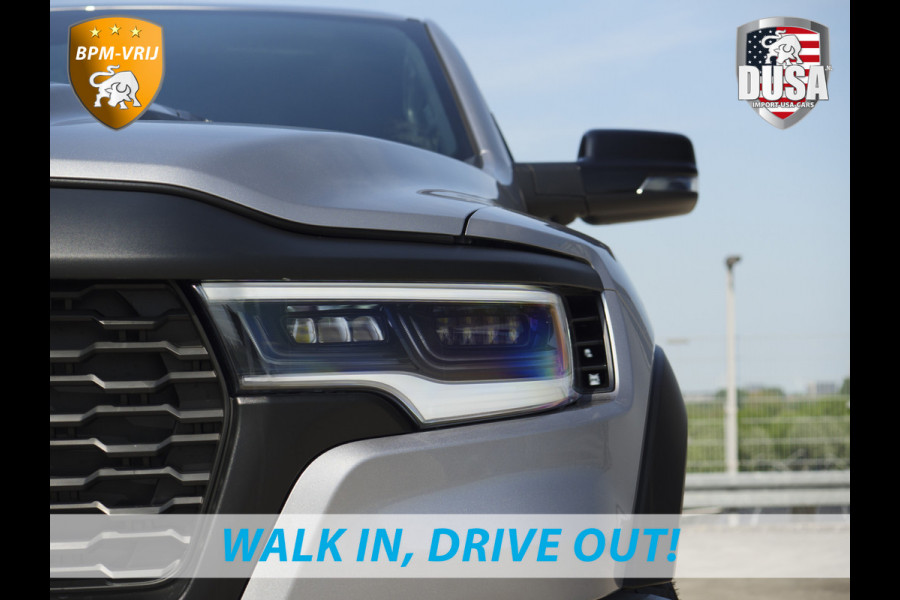 Dodge Ram | RHO | 3.0L Twin-Turbo I6 | 4x4 | Crew Cab TWIN-TURBO HIGH OUTPUT | Panoramadak | 14,4-inch Touchscreen | Passenger Display | Getoonde accessoires zijn verkrijgbaar tegen meerprijs
