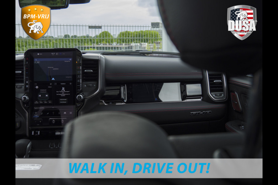 Dodge Ram | RHO | 3.0L Twin-Turbo I6 | 4x4 | Crew Cab TWIN-TURBO HIGH OUTPUT | Panoramadak | 14,4-inch Touchscreen | Passenger Display | Getoonde accessoires zijn verkrijgbaar tegen meerprijs