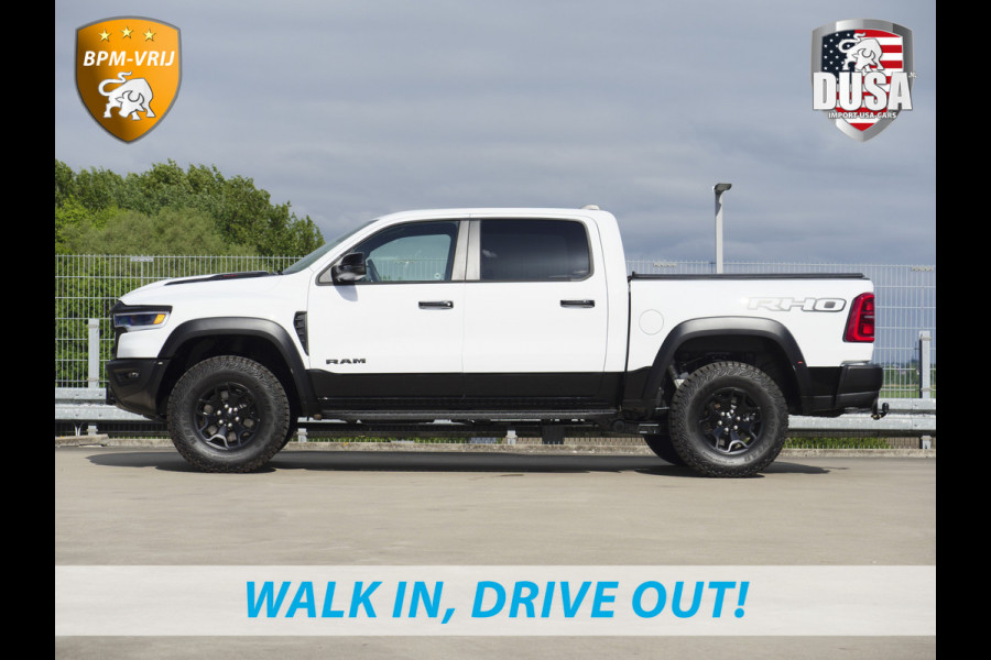 Dodge Ram | RHO | 3.0L Twin-Turbo I6 | 4x4 | Crew Cab TWIN-TURBO HIGH OUTPUT | Panoramadak | 14,4-inch Touchscreen | Passenger Display | Getoonde accessoires zijn verkrijgbaar tegen meerprijs