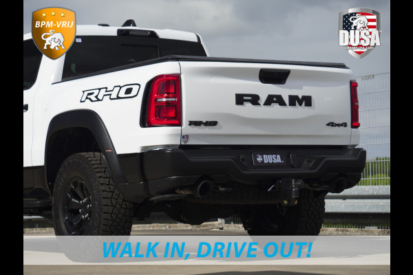 Dodge Ram | RHO | 3.0L Twin-Turbo I6 | 4x4 | Crew Cab TWIN-TURBO HIGH OUTPUT | Panoramadak | 14,4-inch Touchscreen | Passenger Display | Getoonde accessoires zijn verkrijgbaar tegen meerprijs