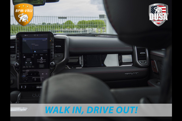 Dodge Ram | RHO | 3.0L Twin-Turbo I6 | 4x4 | Crew Cab TWIN-TURBO HIGH OUTPUT | Panoramadak | 14,4-inch Touchscreen | Passenger Display | Getoonde accessoires zijn verkrijgbaar tegen meerprijs
