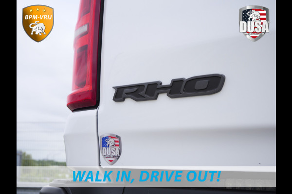 Dodge Ram | RHO | 3.0L Twin-Turbo I6 | 4x4 | Crew Cab TWIN-TURBO HIGH OUTPUT | Panoramadak | 14,4-inch Touchscreen | Passenger Display | Getoonde accessoires zijn verkrijgbaar tegen meerprijs