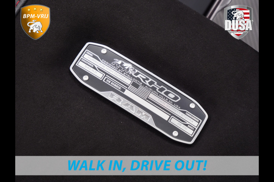 Dodge Ram | RHO | 3.0L Twin-Turbo I6 | 4x4 | Crew Cab TWIN-TURBO HIGH OUTPUT | Panoramadak | 14,4-inch Touchscreen | Passenger Display | Getoonde accessoires zijn verkrijgbaar tegen meerprijs