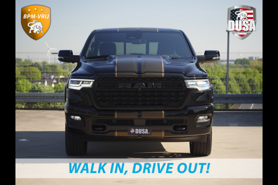 Dodge Ram | 1500 | Limited | 3.0L Twin-Turbo I6 | High Output | BPM-VRIJ | Passenger Display | 14,4 Touch Screen | RAMBOX Getoonde accessoires zijn verkrijgbaar tegen meerprijs