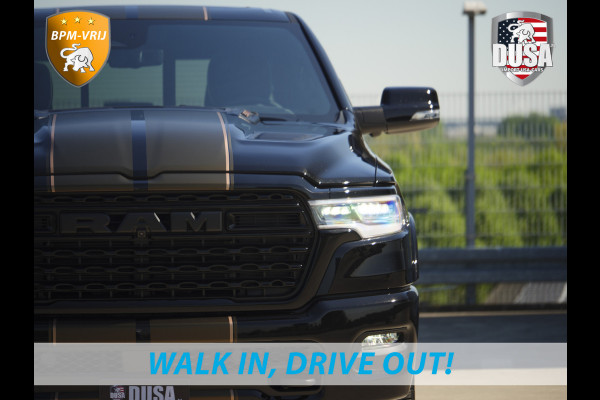 Dodge Ram | 1500 | Limited | 3.0L Twin-Turbo I6 | High Output | BPM-VRIJ | Passenger Display | 14,4 Touch Screen | RAMBOX Getoonde accessoires zijn verkrijgbaar tegen meerprijs