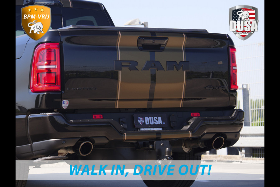 Dodge Ram | 1500 | Limited | 3.0L Twin-Turbo I6 | High Output | BPM-VRIJ | Passenger Display | 14,4 Touch Screen | RAMBOX Getoonde accessoires zijn verkrijgbaar tegen meerprijs