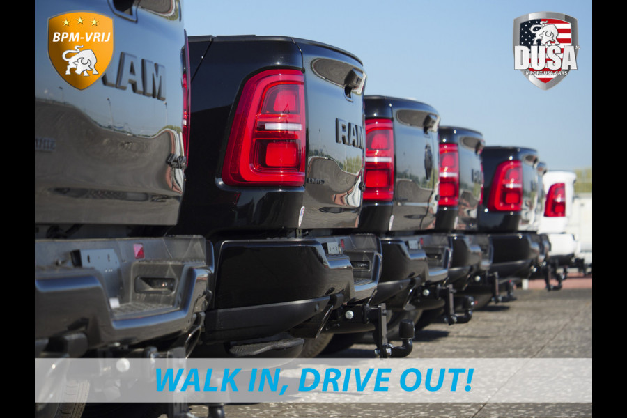 Dodge Ram | 1500 | Limited | 3.0L Twin-Turbo I6 | High Output | BPM-VRIJ | Passenger Display | 14,4 Touch Screen | RAMBOX Getoonde accessoires zijn verkrijgbaar tegen meerprijs