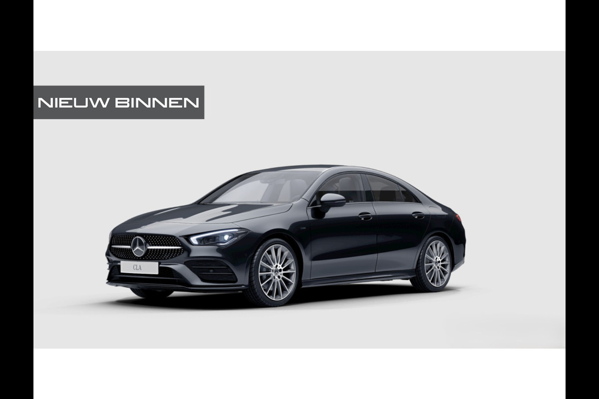 Mercedes-Benz CLA-Klasse 250 e Premium Plus | AMG Line | CLA45 Styling | Stoelverwarming | Keyless | Adaptive Cruise Control | Ambiance verlichting | Camera | Parkeersensoren |