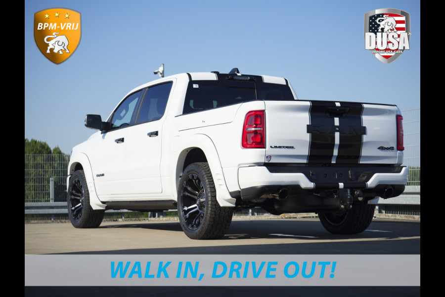 Dodge Ram | 1500 | Limited | 3.0L Twin-Turbo I6 | High Output | BPM-VRIJ Passenger Display | 14,4 Touch Screen | RAMBOX Getoonde accessoires zijn verkrijgbaar tegen meerprijs