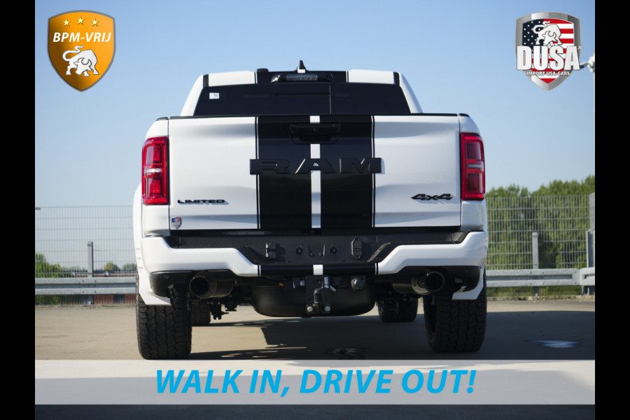 Dodge Ram | 1500 | Limited | 3.0L Twin-Turbo I6 | High Output | BPM-VRIJ Passenger Display | 14,4 Touch Screen | RAMBOX Getoonde accessoires zijn verkrijgbaar tegen meerprijs