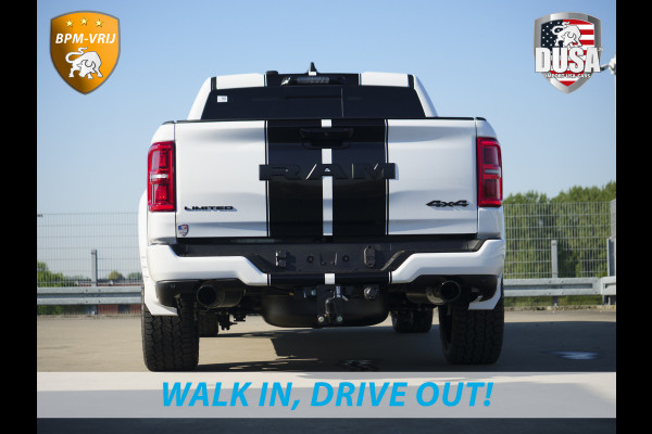 Dodge Ram | 1500 | Limited | 3.0L Twin-Turbo I6 | High Output | BPM-VRIJ Passenger Display | 14,4 Touch Screen | RAMBOX Getoonde accessoires zijn verkrijgbaar tegen meerprijs