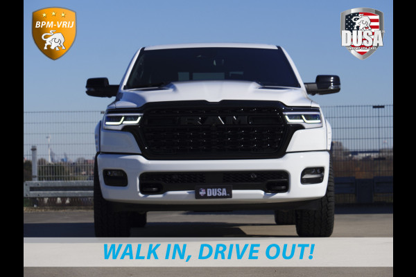 Dodge Ram | 1500 | Limited | Night | 3.0L Twin-Turbo I6 | High Output | BPM-VRIJ | Passenger Display | 14,4 Touch Screen | Harman Kardon | RAMBOX Getoonde accessoires zijn verkrijgbaar tegen meerprijs Dodge Ram | 1500 | Limited | Night | 3.0L Twin-Turbo I6 | High Output | BPM-VRIJ | Passenger Display | 14,4 Touch Screen | Harman Kardon | RAMBOX Getoonde accessoires zijn verkrijgbaar tegen meerprijs