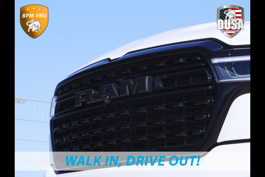 Dodge Ram | 1500 | Limited | Night | 3.0L Twin-Turbo I6 | High Output | BPM-VRIJ | Passenger Display | 14,4 Touch Screen | Harman Kardon | RAMBOX Getoonde accessoires zijn verkrijgbaar tegen meerprijs Dodge Ram | 1500 | Limited | Night | 3.0L Twin-Turbo I6 | High Output | BPM-VRIJ | Passenger Display | 14,4 Touch Screen | Harman Kardon | RAMBOX Getoonde accessoires zijn verkrijgbaar tegen meerprijs