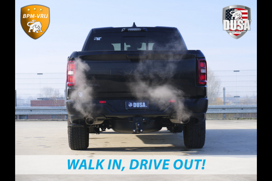 Dodge Ram | 1500 | Rebel | Premium | 4x4 | Crew Cab | 3.0L Twin-turbo I6 | BPM-VRIJ | 10,2 inch Passenger Screen | Harman Kardon | Getoonde accessoires zijn verkrijgbaar tegen meerprijs