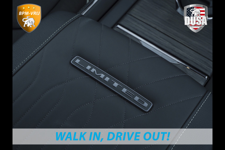Dodge Ram | 1500 | Limited | Night | 3.0L Twin-Turbo I6 | High Output | BPM-VRIJ Massage stoelen | Harman Kardon | Passenger Display | RAMBOX Getoonde accessoires zijn verkrijgbaar tegen meerprijs