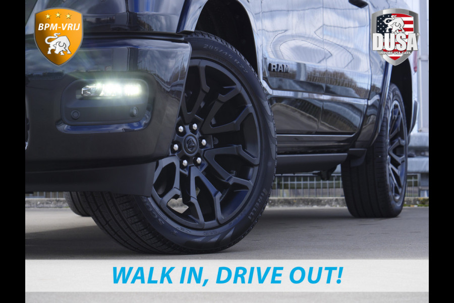 Dodge Ram | 1500 | Limited | Night | 3.0L Twin-Turbo I6 | High Output | BPM-VRIJ | Passenger Display | 14,4 Touch Screen | Harman Kardon | RAMBOX Getoonde accessoires zijn verkrijgbaar tegen meerprijs Dodge Ram | 1500 | Limited | Night | 3.0L Twin-Turbo I6 | High Output | BPM-VRIJ | Passenger Display | 14,4 Touch Screen | Harman Kardon | RAMBOX Getoonde accessoires zijn verkrijgbaar tegen meerprijs