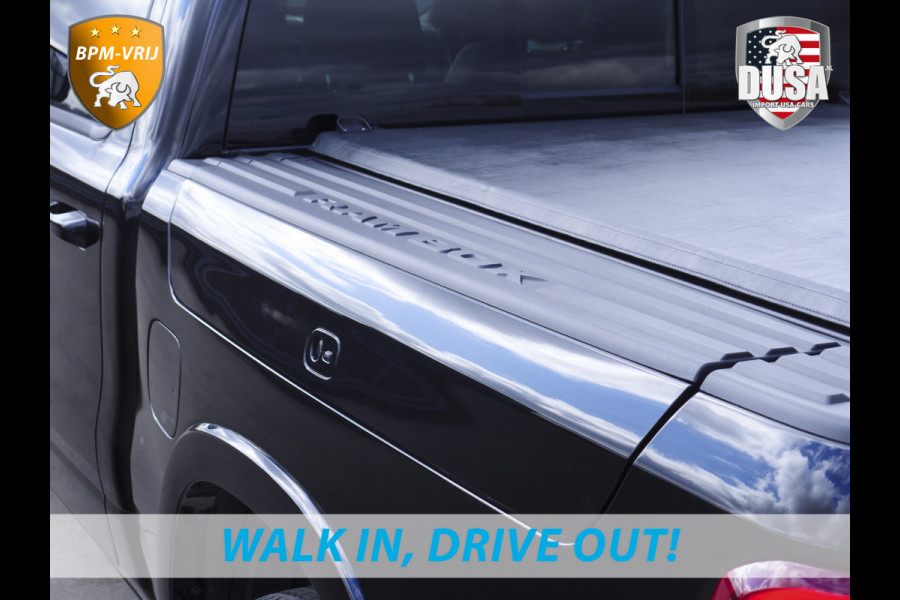 Dodge Ram | 1500 | Limited | Night | 3.0L Twin-Turbo I6 | High Output | BPM-VRIJ | Passenger Display | 14,4 Touch Screen | Harman Kardon | RAMBOX Getoonde accessoires zijn verkrijgbaar tegen meerprijs Dodge Ram | 1500 | Limited | Night | 3.0L Twin-Turbo I6 | High Output | BPM-VRIJ | Passenger Display | 14,4 Touch Screen | Harman Kardon | RAMBOX Getoonde accessoires zijn verkrijgbaar tegen meerprijs