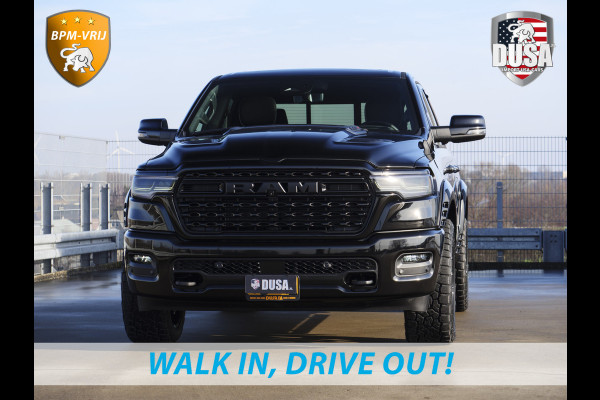 Dodge Ram | 1500 | Limited | Night | 3.0L Twin-Turbo I6 | High Output | BPM-VRIJ | Passenger Display | 14,4 Touch Screen | Harman Kardon | RAMBOX Getoonde accessoires zijn verkrijgbaar tegen meerprijs