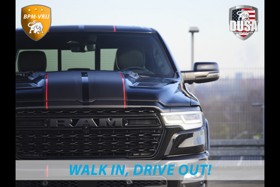 Dodge Ram | 1500 | Limited | Night | 3.0L Twin-Turbo I6 | High Output | BPM-VRIJ | Passenger Display | 14,4 Touch Screen | RAMBOX Getoonde accessoires zijn verkrijgbaar tegen meerprijs