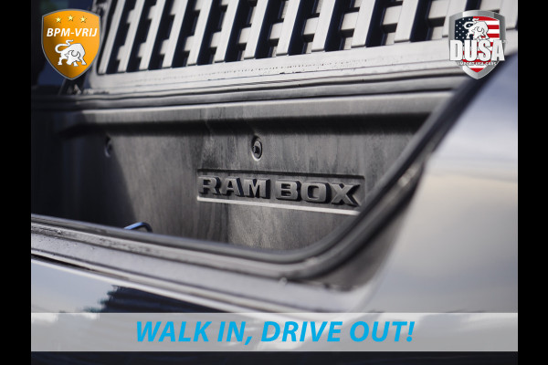 Dodge Ram | 1500 | Limited | Night | 3.0L Twin-Turbo I6 | High Output | BPM-VRIJ | Passenger Display | 14,4 Touch Screen | RAMBOX Getoonde accessoires zijn verkrijgbaar tegen meerprijs