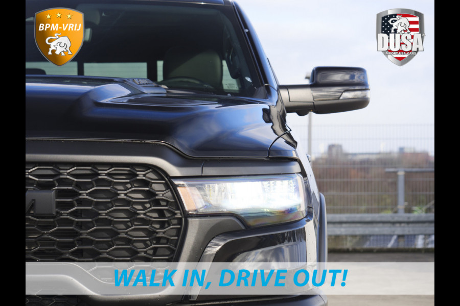 Dodge Ram | 1500 | Rebel | Premium | 4x4 | Crew Cab | 3.0L Twin-turbo I6 | BPM-VRIJ | 14,4 inch Touchscreen | LPG | Harman Kardon | Getoonde accessoires zijn verkrijgbaar tegen meerprijs Dodge Ram | 1500 | Rebel | Premium | 4x4 | Crew Cab | 3.0L Twin-turbo I6 | BPM-VRIJ | 14,4 inch Touchscreen | LPG | Harman Kardon | Getoonde accessoires zijn verkrijgbaar tegen meerprijs