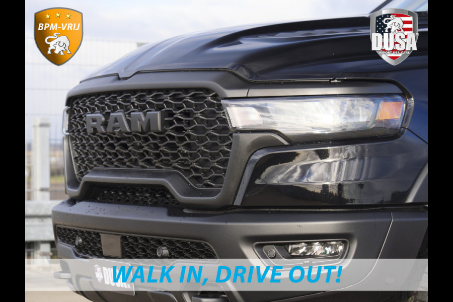 Dodge Ram | 1500 | Rebel | Premium | 4x4 | Crew Cab | 3.0L Twin-turbo I6 | BPM-VRIJ | 14,4 inch Touchscreen | LPG | Harman Kardon | Getoonde accessoires zijn verkrijgbaar tegen meerprijs Dodge Ram | 1500 | Rebel | Premium | 4x4 | Crew Cab | 3.0L Twin-turbo I6 | BPM-VRIJ | 14,4 inch Touchscreen | LPG | Harman Kardon | Getoonde accessoires zijn verkrijgbaar tegen meerprijs