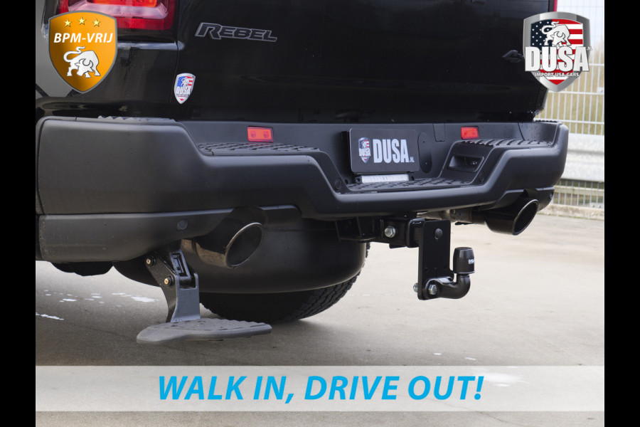 Dodge Ram | 1500 | Rebel | Premium | 4x4 | Crew Cab | 3.0L Twin-turbo I6 | BPM-VRIJ | 14,4 inch Touchscreen | LPG | Harman Kardon | Getoonde accessoires zijn verkrijgbaar tegen meerprijs Dodge Ram | 1500 | Rebel | Premium | 4x4 | Crew Cab | 3.0L Twin-turbo I6 | BPM-VRIJ | 14,4 inch Touchscreen | LPG | Harman Kardon | Getoonde accessoires zijn verkrijgbaar tegen meerprijs