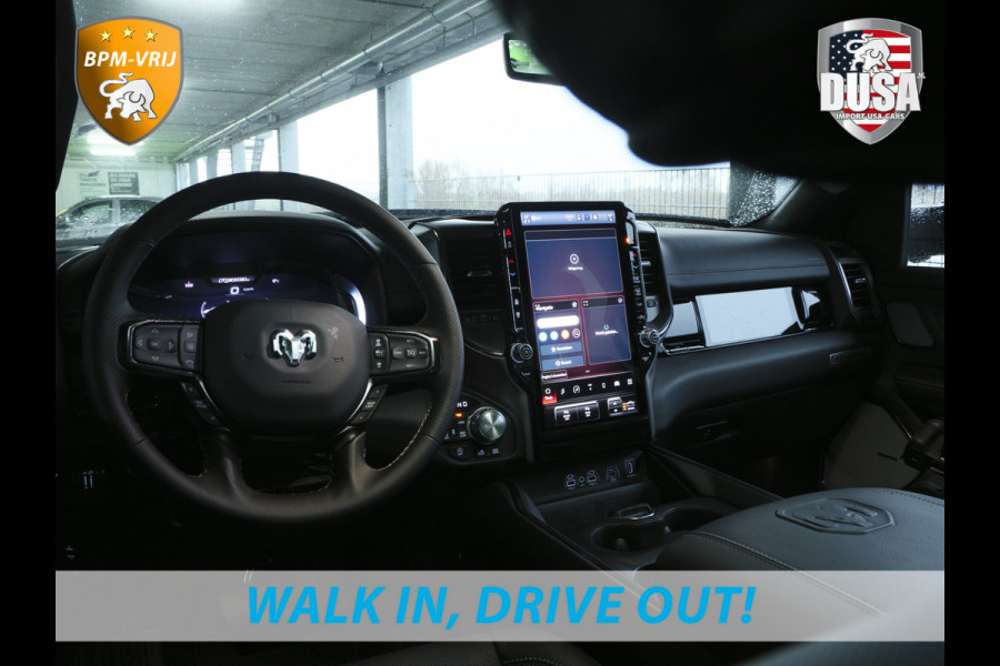 Dodge Ram | 1500 | Rebel | Premium | 4x4 | Crew Cab | 3.0L Twin-turbo I6 | BPM-VRIJ | 14,4 inch Touchscreen | LPG | Harman Kardon | Getoonde accessoires zijn verkrijgbaar tegen meerprijs Dodge Ram | 1500 | Rebel | Premium | 4x4 | Crew Cab | 3.0L Twin-turbo I6 | BPM-VRIJ | 14,4 inch Touchscreen | LPG | Harman Kardon | Getoonde accessoires zijn verkrijgbaar tegen meerprijs