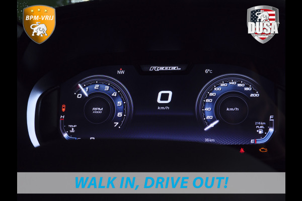 Dodge Ram | 1500 | Rebel | Premium | 4x4 | Crew Cab | 3.0L Twin-turbo I6 | BPM-VRIJ | 14,4 inch Touchscreen | LPG | Harman Kardon | Getoonde accessoires zijn verkrijgbaar tegen meerprijs Dodge Ram | 1500 | Rebel | Premium | 4x4 | Crew Cab | 3.0L Twin-turbo I6 | BPM-VRIJ | 14,4 inch Touchscreen | LPG | Harman Kardon | Getoonde accessoires zijn verkrijgbaar tegen meerprijs