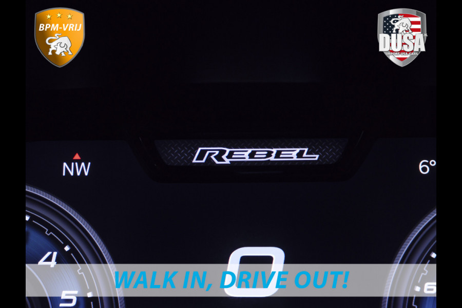 Dodge Ram | 1500 | Rebel | Premium | 4x4 | Crew Cab | 3.0L Twin-turbo I6 | BPM-VRIJ | 14,4 inch Touchscreen | LPG | Harman Kardon | Getoonde accessoires zijn verkrijgbaar tegen meerprijs Dodge Ram | 1500 | Rebel | Premium | 4x4 | Crew Cab | 3.0L Twin-turbo I6 | BPM-VRIJ | 14,4 inch Touchscreen | LPG | Harman Kardon | Getoonde accessoires zijn verkrijgbaar tegen meerprijs